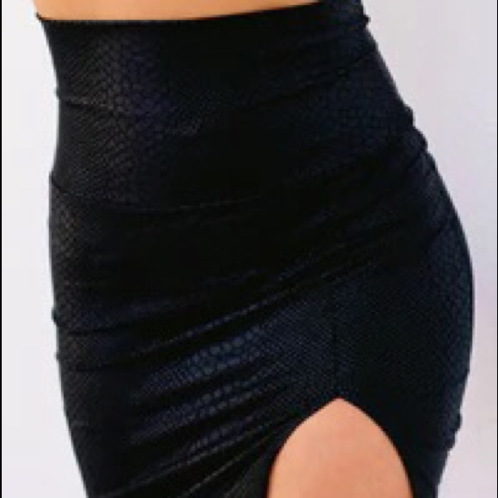 Cherish Mini Skirt (Black) - Small
